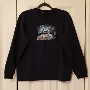 Cute Vintage Navy Crewneck